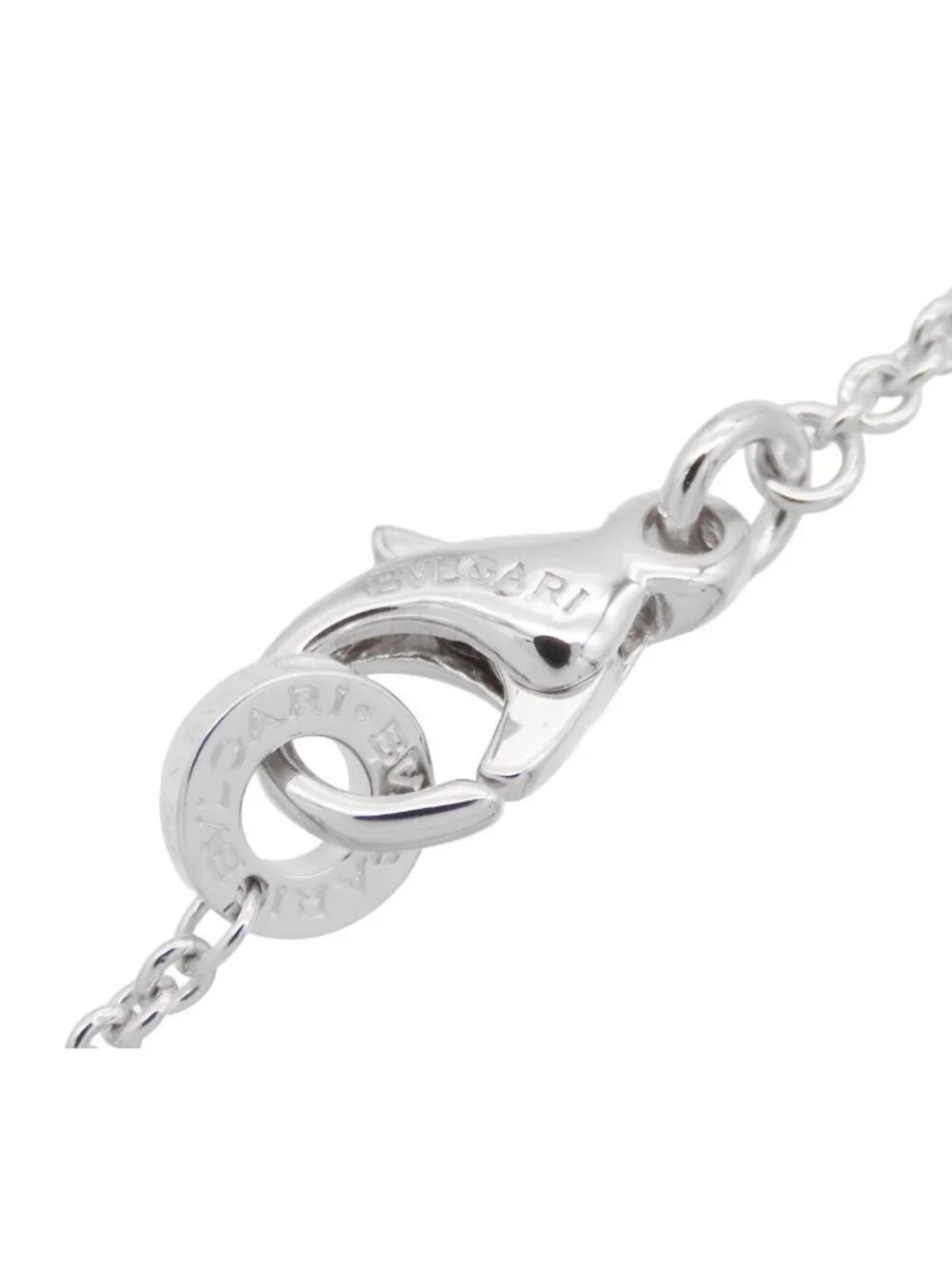 Bvlgari Necklace White Gold 18k Diamond B.Zero1 Pave